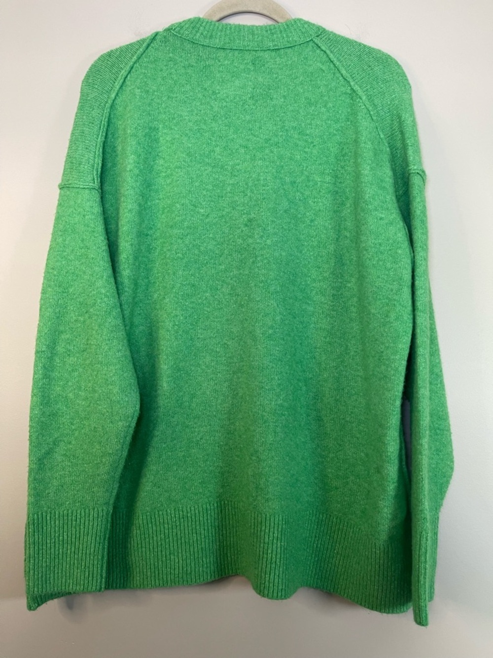 aerie Bright Green Ribbed Knit Sweater - Picture 5 of 7